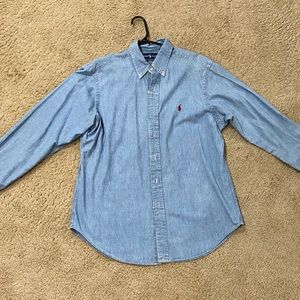 Ralph Lauren denim button down shirt